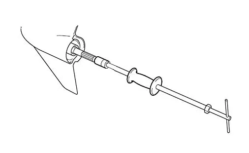 Yamaha Propeller Shaft and Bearing Housing Remover Tool YB-06335 - Image 7